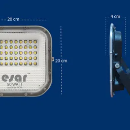 esar E226 - LED Flood Light 50W - Waterproof - Metal body - Lens Type - Energy saving Flood Light Outdoor Lamp image 3