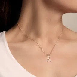 amarta Ribbon of Hearts pendant (Without Chain) 18kt Rose Gold Pendant image 3