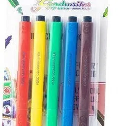 bakery adda Edible Food Colour Marker 5 in 1- 1 ml Marker Refill-picture-10