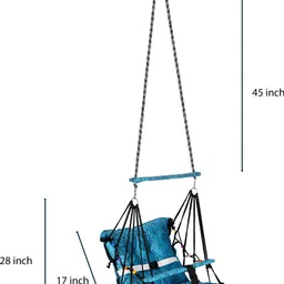 sprointal Cotton Baby Swing Chair for Babies Folding and Washable1-5 Years with Belt Swings image 4