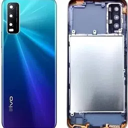 starware Phone_Panel_For_Vivo_Y20_With_Lens_Purist_Blue Back Panel/Back Replacement/Back Door Compatible for Vivo Y20 With Camera Lens Back Panel-image-8
