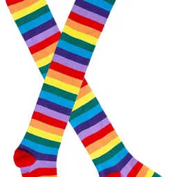 xs and os Women Striped Over the Knee, Knee High, Thigh image 3