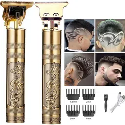 IMPLEXMART Professional Vintage T9 Hair Trimmer Clipper T-Shape Design & Dragon Style G111 Trimmer 60 min Runtime 4 Length Settings-image-71