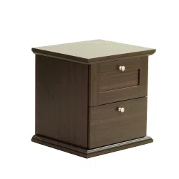 direct factory to home private limited (df2h) Taro Engineered Wood Bedside Table In Walnut Finish image 3