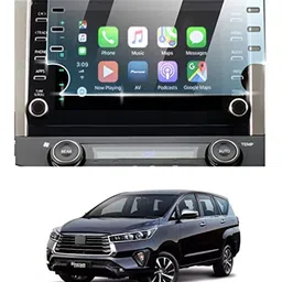 FriendZon 9H Touch Screen Protector Compatible for Toyota Innova Crysta/Fortuner Facelift 2021 / Innova Crysta Z Facelift Accessories 2022 GPS Infotainment Display Screen Guard Pack of 2 image 1