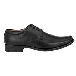 vitoria Fashionable Men Black Lace Formal Shoes with Black Socks & Women Gaga Brown image 3