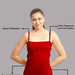 FBAR Pack Of 2 Non-Padded Pure Cotton Camisoles image 5