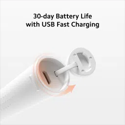 xiaomi Mi T100 Electric Toothbrush for Adults (Dual Pro Brush Modes, White) image 4