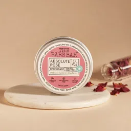 The Bare Bar Absolute Rose Deodorant - Classic floral deo for sweat control, gentle on skin image 2