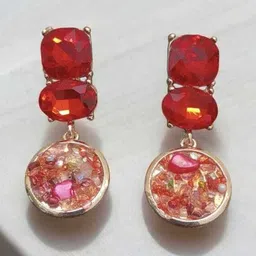 MYSTERIOUSMART Geometric Drop Earrings image 2