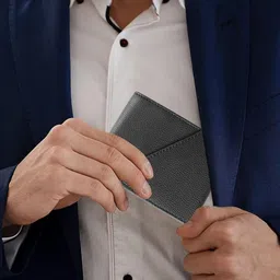 CIMONI Men PU Three Fold Wallet image 4