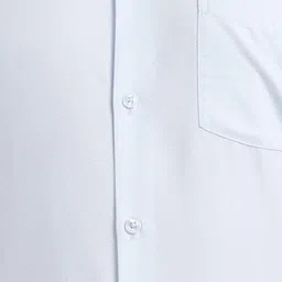 Richlook Classic Fit Self Design Dobby Weave Cotton Formal Shirt image 5