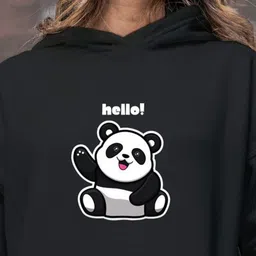 Povaxpo Women Printed Hooded Sweatshirt image 3