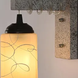 SOMIL White Glass Cylinder Printed Wall Lamps-picture-12