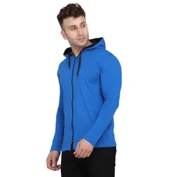 BEYOU FASHION Hooded Long Sleeves Slim Fit T-shirt image 2