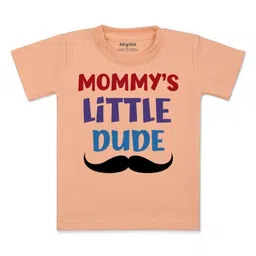 Arvesa Kids Typography Printed Applique T-shirt-picture-13