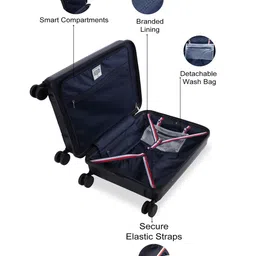 Tommy Hilfiger Mckinley Printed Hard-Sided Large Trolley Bag image 4