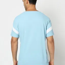 Performax Men Regular Fit Colourblocked Crew Neck Half Sleeve Sports T-shirt image 4