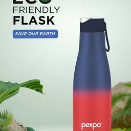 Pexpo ISI Certified Thermosteel 500ml Hot & Cold flask Blue+Red Insulated Bottle - IGNITE image 3