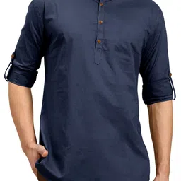 ZELINCO Men Thread Work Kurta-picture-14