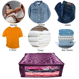 Ajabh Purple Set of 5 Regular Drawer Organiser Organisers image 4