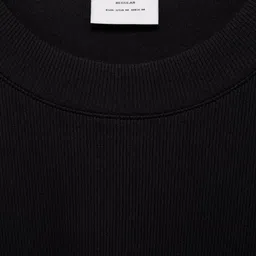 MANGO MAN Ribbed T-shirt image 5