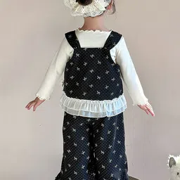 INCLUD Girls Printed T-shirt with Trousers image 3