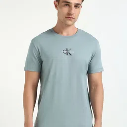 Calvin Klein Jeans Men Brand Logo Printed Round Neck Cotton T-shirt-picture-37