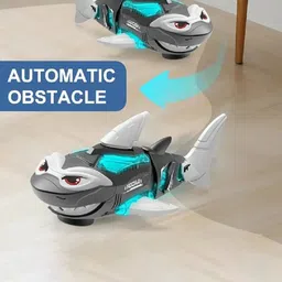 PIPALIYA Kids Lights Music & Mouth Opening Crawling Mechanical Shark Toy image 5