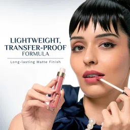 Pilgrim Oh So Crme! Ultra Light Matte Liquid Lipstick- 3.5 ml- Berry Dsir-15 image 4