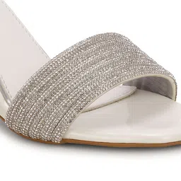 STARTOES Embellished Party High-Top Stiletto Sandals image 4