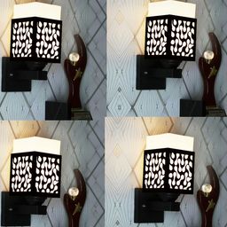 Gojeeva Black Wood Square Wall Lamps-picture-28