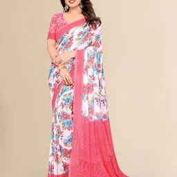 Moda Rapido Floral Print Saree-image-84