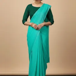 Shilpkala Solid Pure Chiffon Ready to Wear Saree with Embellished Blouse-image-14