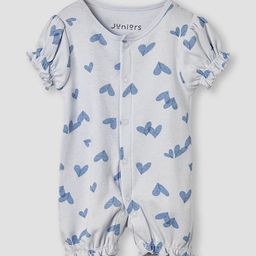 Juniors by Babyshop Infant Girls Heart Printed Cotton Round Neck Rompers-picture-34