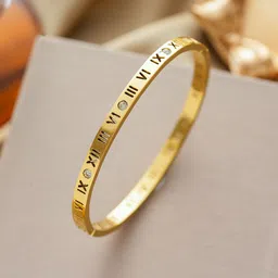 Jewels Galaxy Women Crystals Gold-Plated Bangle-Style Bracelet-picture-25