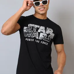 Free Authority Star Wars Printed Cotton T-Shirt-picture-14