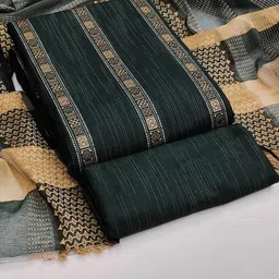 SAINOOR Striped Woven Design Unstitched Dress Material-picture-42