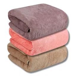 Fezora Beige & Orange 3 450 GSM Bath Towel-picture-24