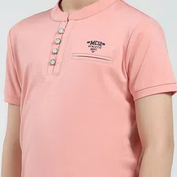 Monte Carlo Boys Mandarin Collar Thread Work Kurta image 2