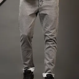 V-Mart Men Cotton Light Fade Jeans image 4