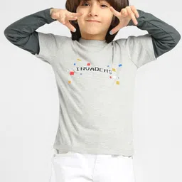 Somersault Boys Printed Extended Sleeves T-shirt-picture-27