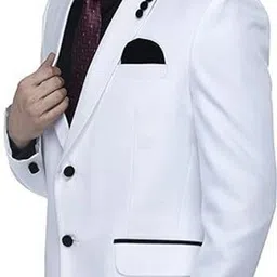 farhan industry Men Printed Mandarin Festive & Wedding Blazer image 3