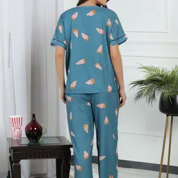 House of Comfort Conversational Printed Pure Cotton T-shirt & Pyjamas image 5