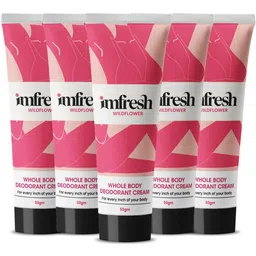 imfresh Set Of 5 Wild Flower Whole Body Deodorant Cream - 50 g Each-picture-41
