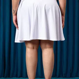 BAESD Flared Above Knee Plus Size Skirt image 4