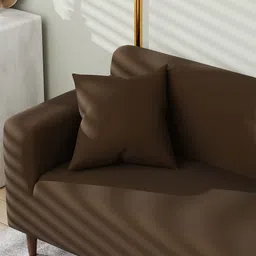 Myntra Elegant Homes Brown Printed 5 Pieces 5-Seater Sofa Cover With Arms image 3