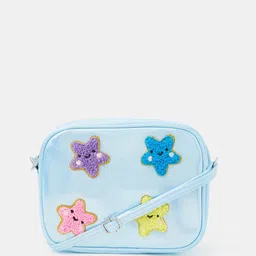 Accessorize Girls Star Self Design Crossbody Applique Sling Bag-picture-41