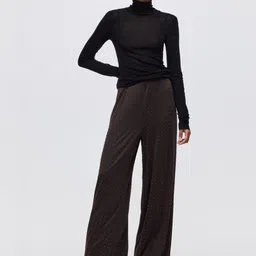 H&M Rhinestone-Embellished Jersey Trousers image 5