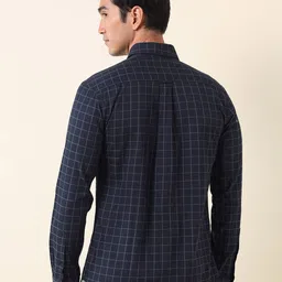 U.S. Polo Assn. Men Tailored Fit Opaque Checked Casual Shirt image 2